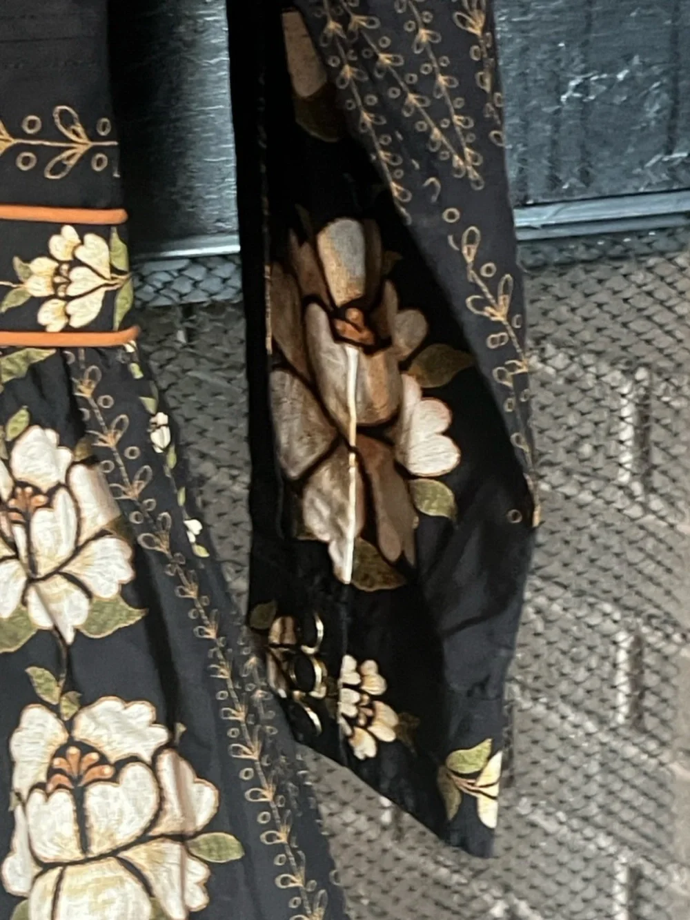 NWT Farm Rio Embroidered Black Floral Dress Size S - Picture 3 of 7